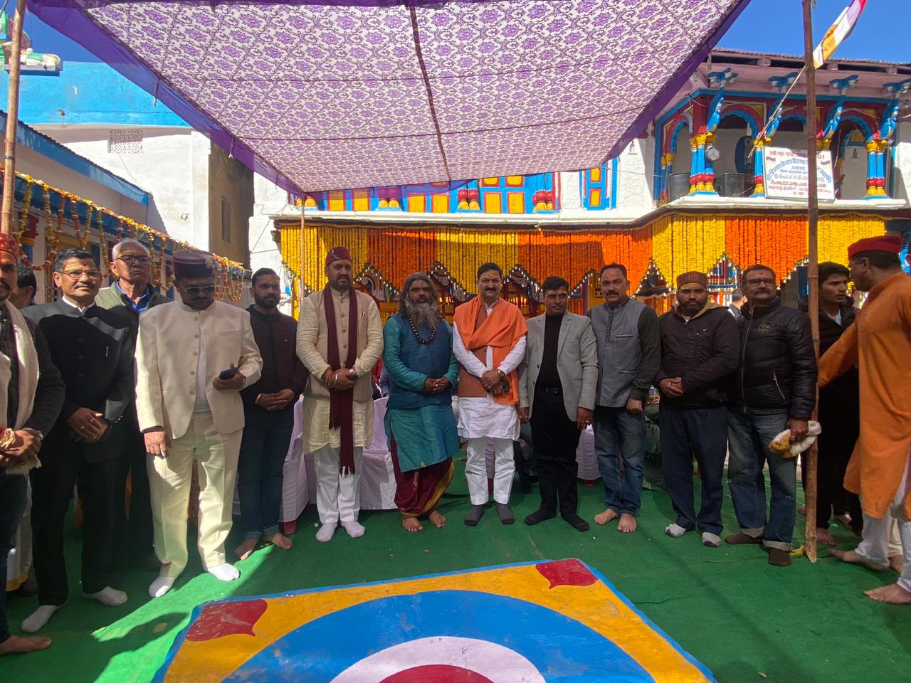 मुख्यमंत्री धामी के नेतृत्व में प्रदेश सरकार  तथा मंदिर समिति   यात्री सुविधाओ हेतु प्रतिबद्ध:अजेंद्र अजय