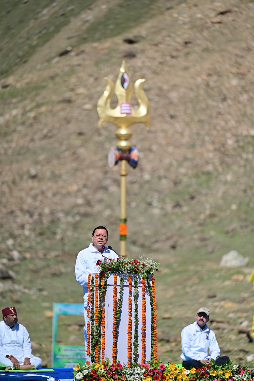 मुख्यमंत्री पुष्कर सिंह धामी का  बयान  गुंजी का बनाया जायेगा मास्टर प्लान