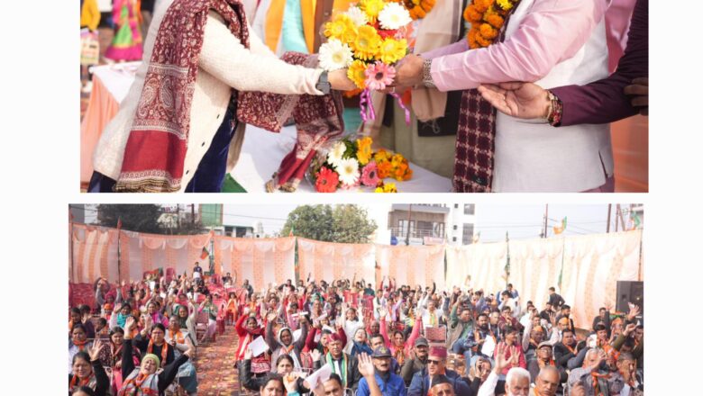 विनोद चमोली ने धर्मपुर विधानसभा में भाजपा प्रत्याशियों के लिए किया प्रचार