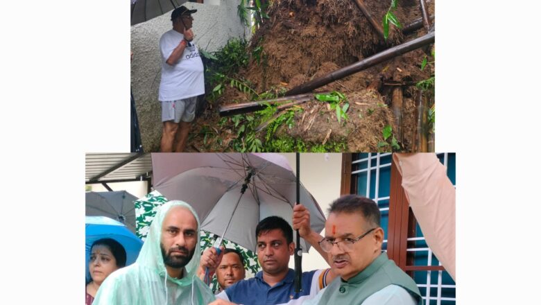 भारी बारिश से प्रभावित दून विहार और नीलकंठ विहार क्षेत्र का कैबिनेट मंत्री गणेश जोशी ने किया निरीक्षण, पीड़ितों को राहत राशि के चैक किए वितरित      