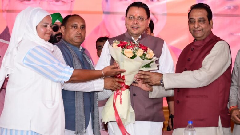 मुख्यमंत्री धामी ने कहा: सबका साथ, सबका विकास, सबका विश्वास और सबका प्रयास ही हमारी सरकार का मूल मंत्र है